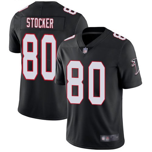 Atlanta Falcons Limited Black Men Luke Stocker Alternate Jersey NFL Football 80 Vapor Untouchable